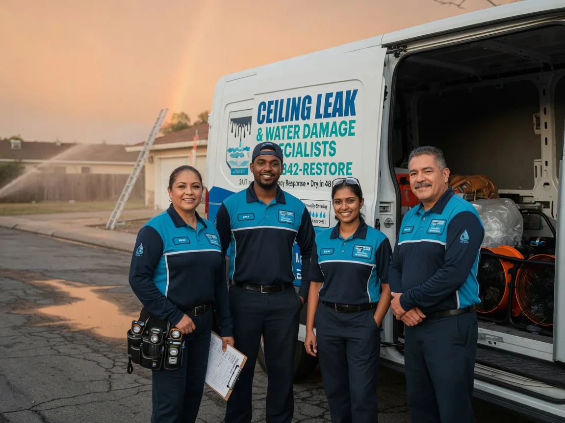 Ceiling Leak Cleanup company in Sandia, TX