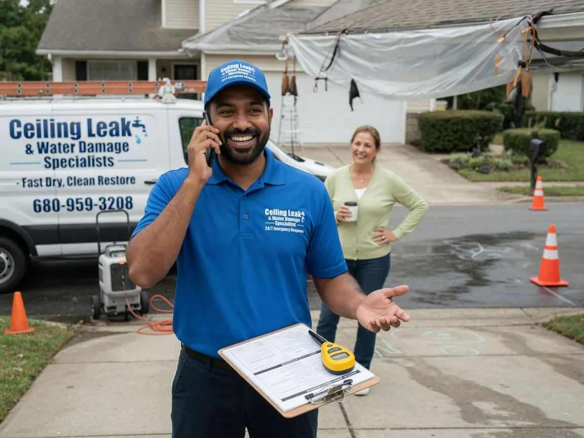 Ceiling Leak Cleanup Sandia, TX FAQs